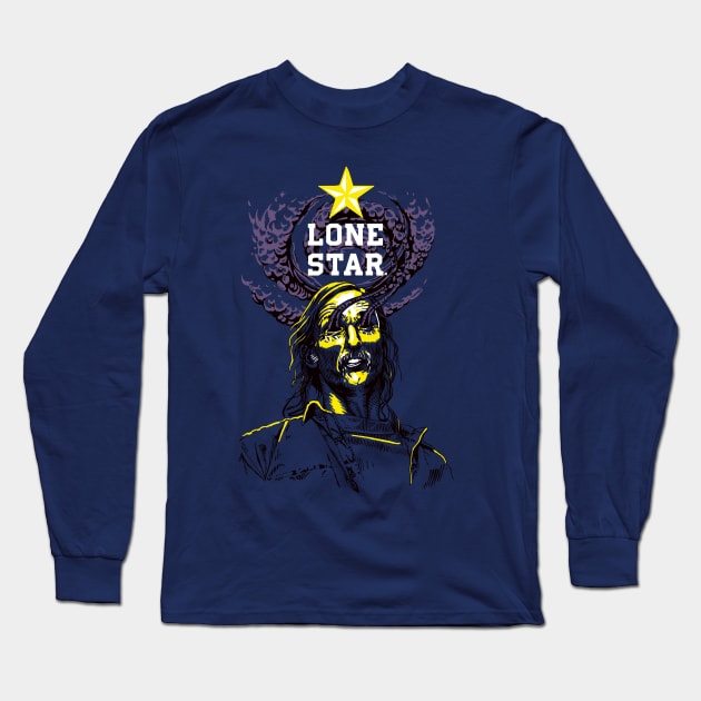 Lone Star Long Sleeve T-Shirt by SerhiyKrykun